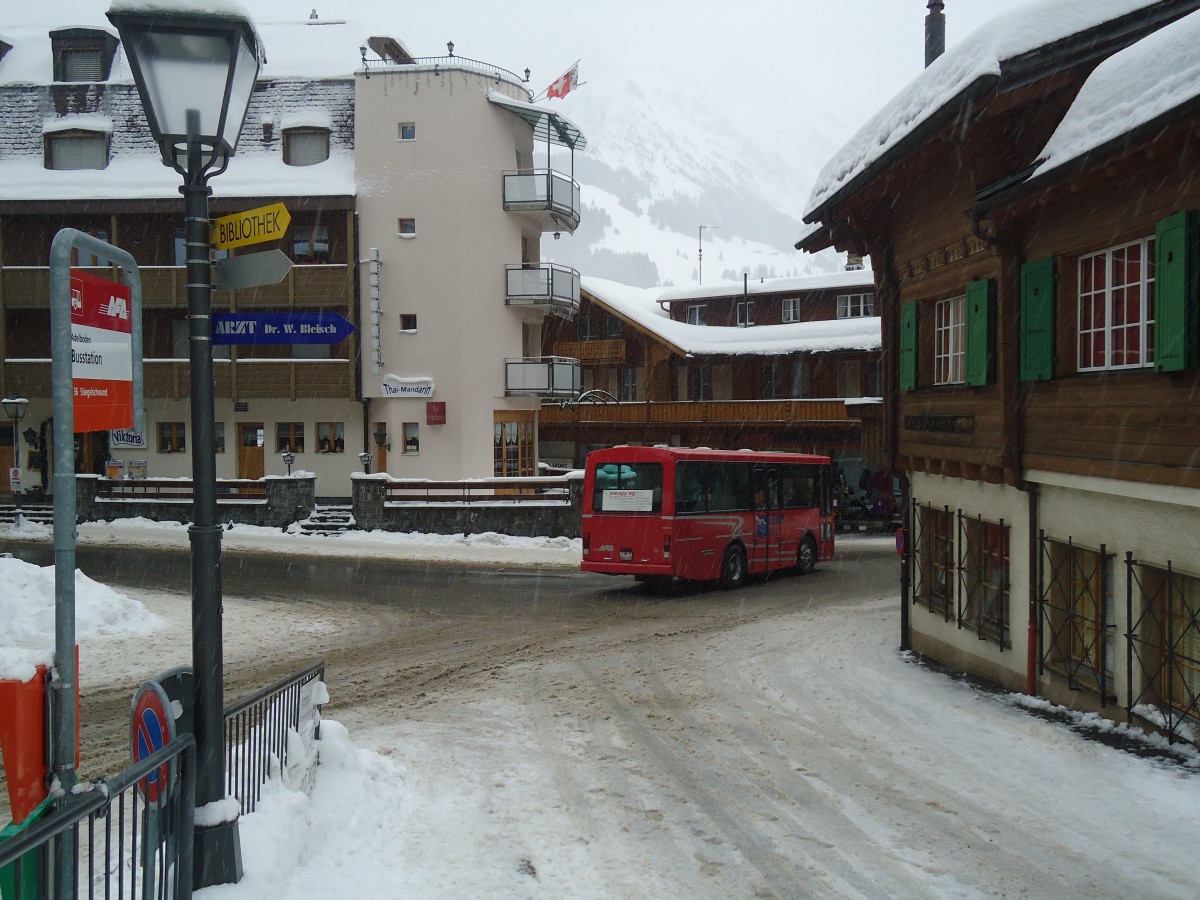 (137'547) - AFA Adelboden - Nr. 50/BE 645'415 - Vetter (ex AVG Grindelwald Nr. 21) am 7. Januar 2012 in Adelboden, Dorfstrasse