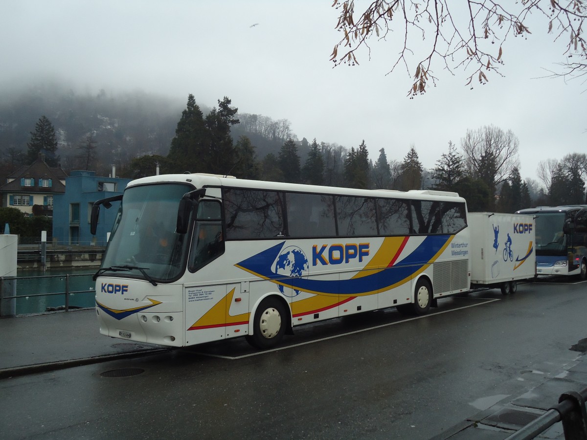 (137'638) - Kopf, Weisslingen - ZH 162'264 - Bova am 28. Januar 2012 bei der Schifflndte Thun