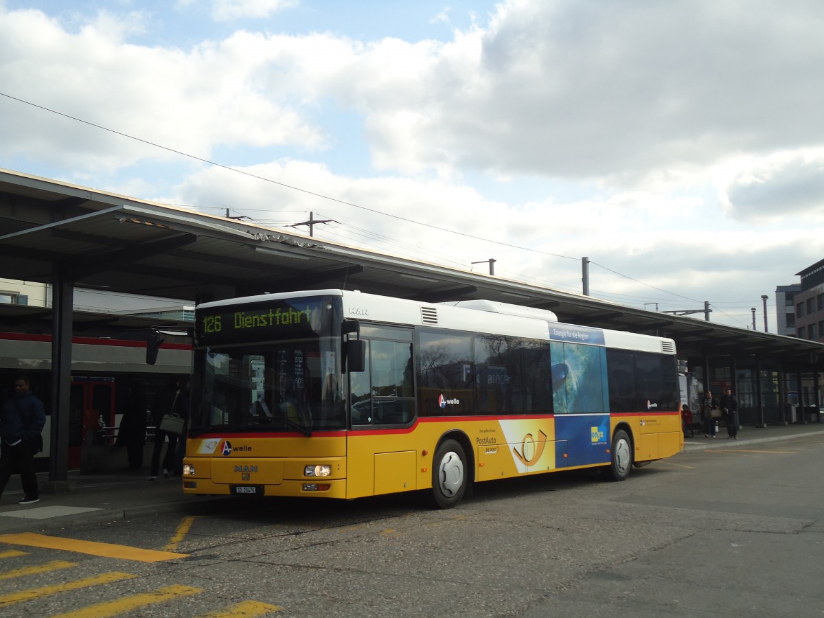 (138'120) - Wyss, Boningen - SO 20'476 - MAN am 6. Mrz 2012 beim Bahnhof Olten