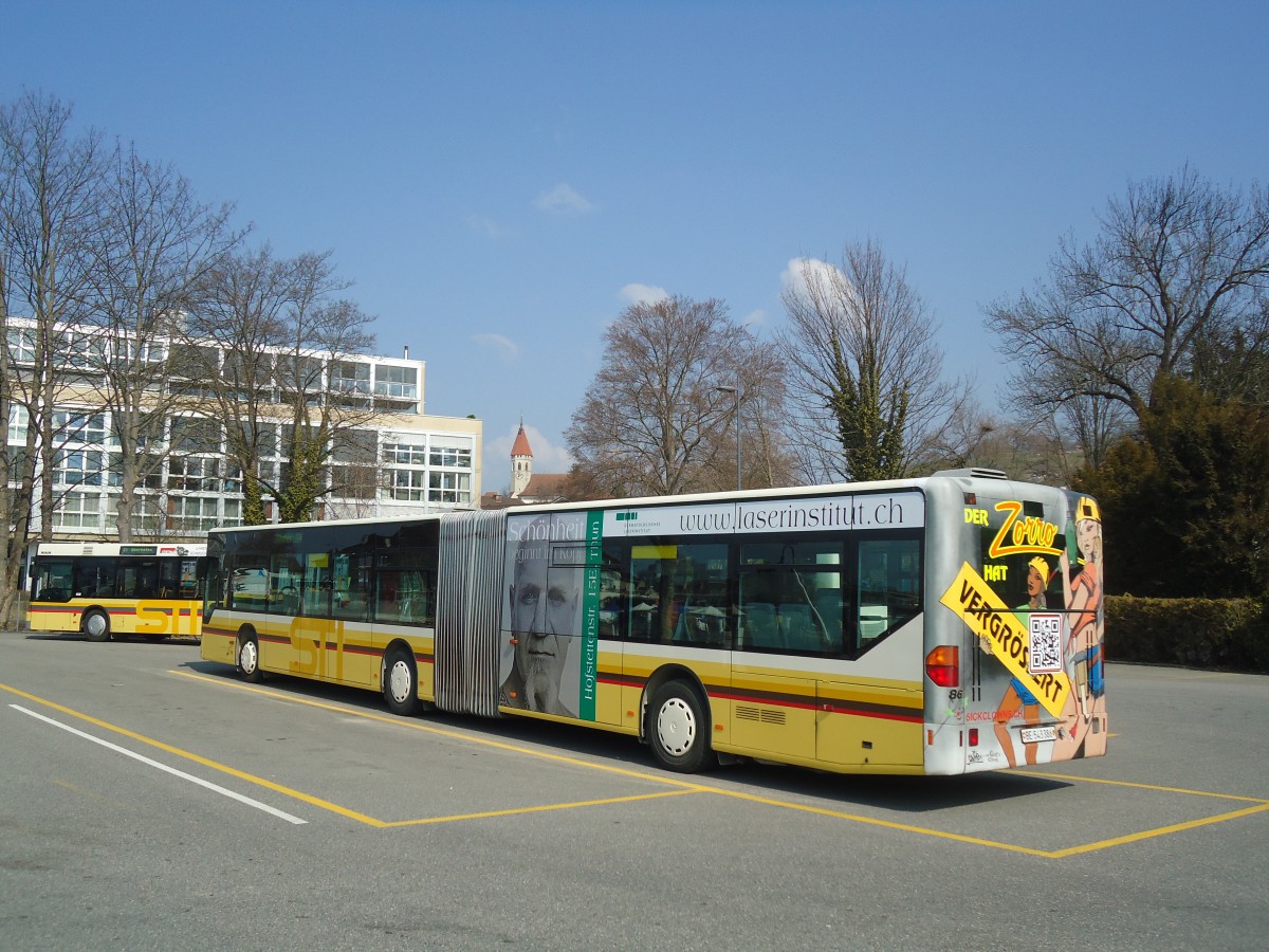 (138'398) - STI Thun - Nr. 86/BE 543'386 - Mercedes am 25. Mrz 2012 bei der Schifflndte Thun