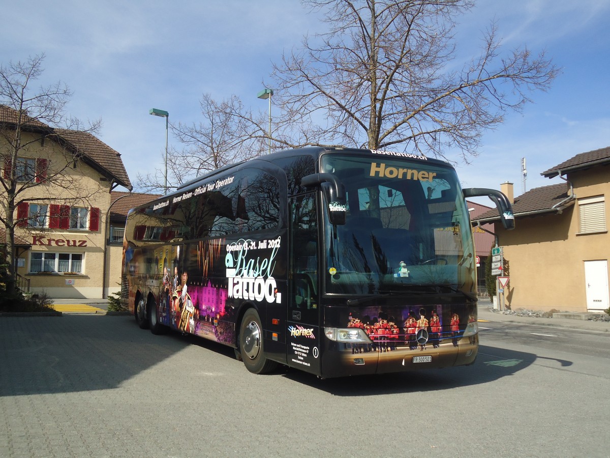 (138'408) - Horner, Tafers - Nr. 1/FR 300'501 - Mercedes am 31. Mrz 2012 in Thun-Allmendingen, Rest. Kreuz