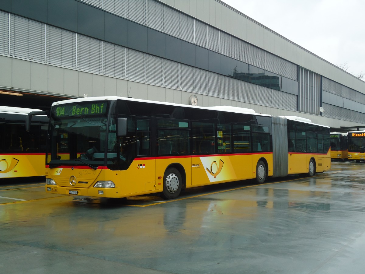 (138'535) - PostAuto Bern - Nr. 638/BE 611'734 - Mercedes am 15. April 2012 in Bern, Postautostation