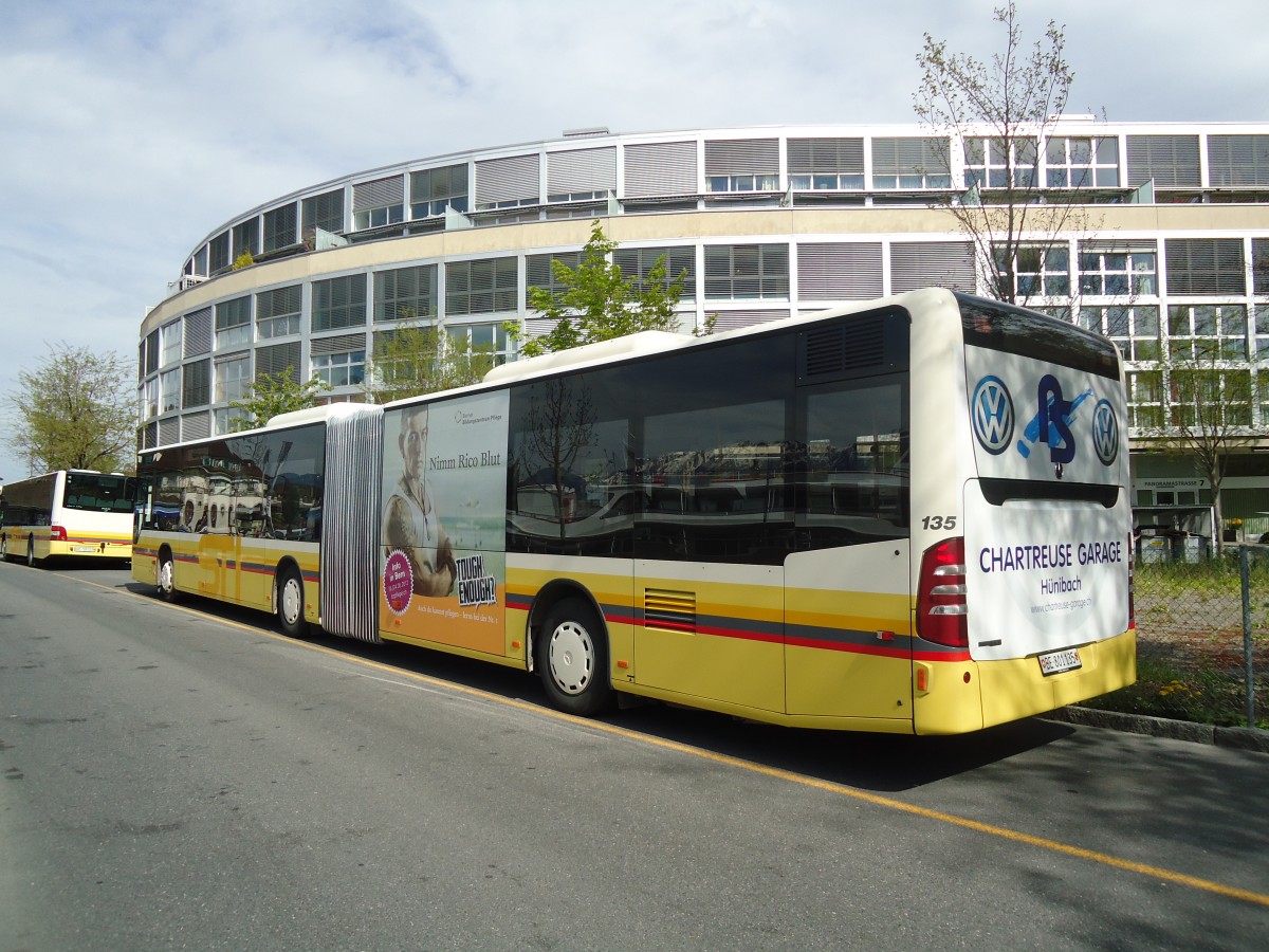 (138'588) - STI Thun - Nr. 135/BE 801'135 - Mercedes am 30. April 2012 bei der Schifflndte Thun