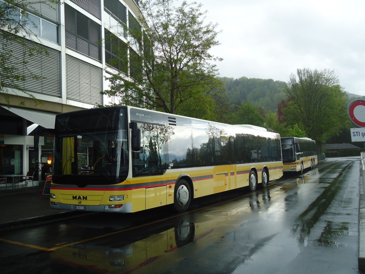 (138'672) - STI Thun - Nr. 132/BE 801'132 - MAN am 6. Mai 2012 bei der Schifflndte Thun