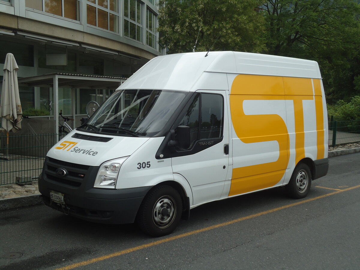 (138'724) - STI Thun - Nr. 305/BE 3349 U - Ford am 13. Mai 2012 bei der Schifflndte Thun