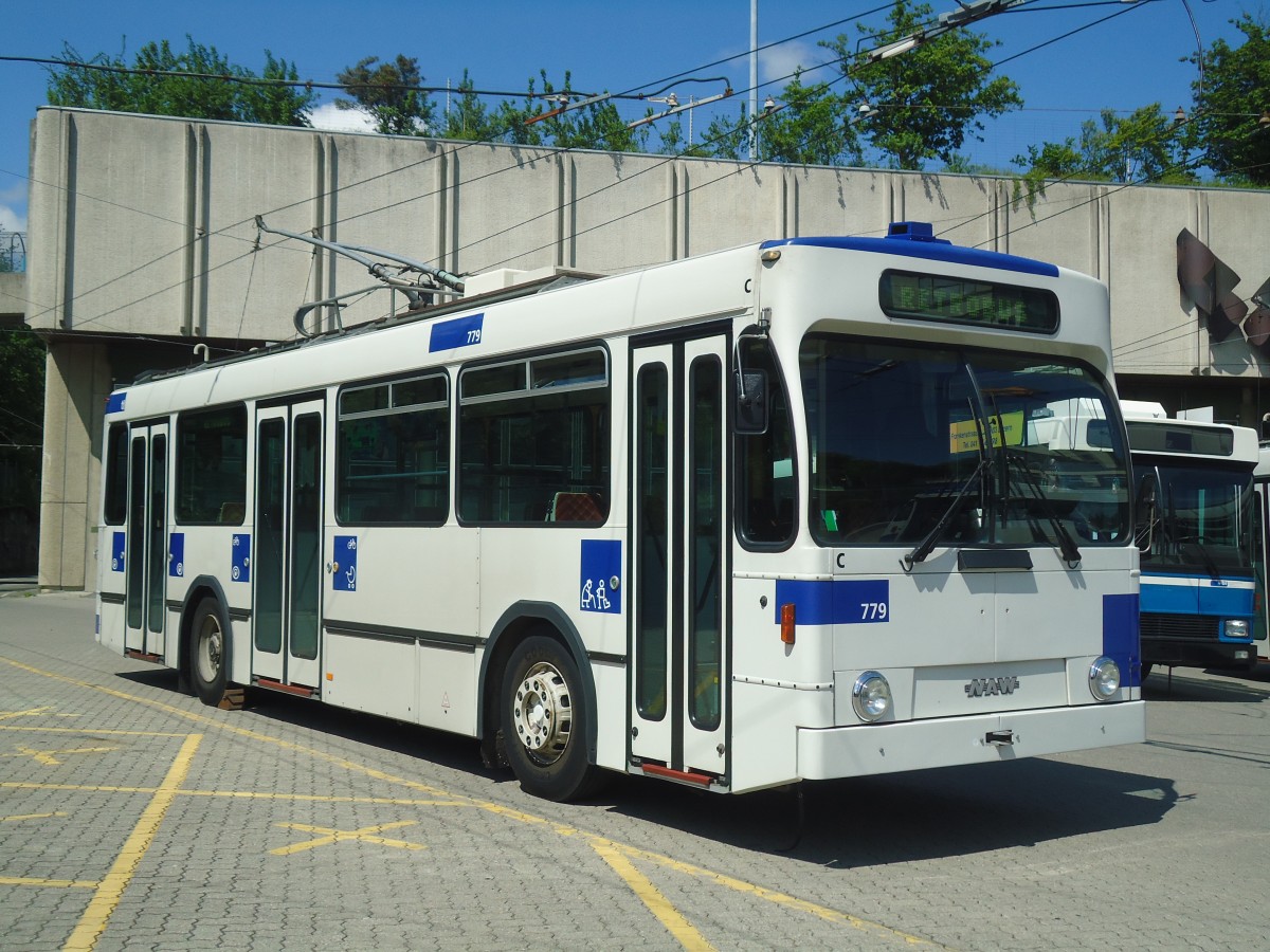 (138'760) - TL Lausanne - Nr. 779 - NAW/Lauber Trolleybus am 13. Mai 2012 in Lausanne, Dpt Borde