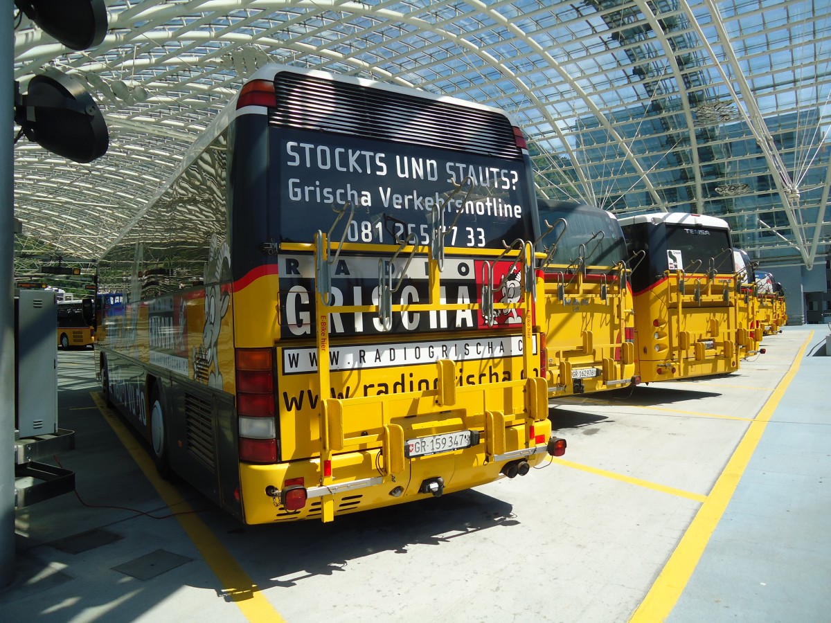 (138'939) - PostAuto Graubnden - GR 159'347 - Neoplan (ex P 25'139) am 17. Mai 2012 in Chur, Postautostation