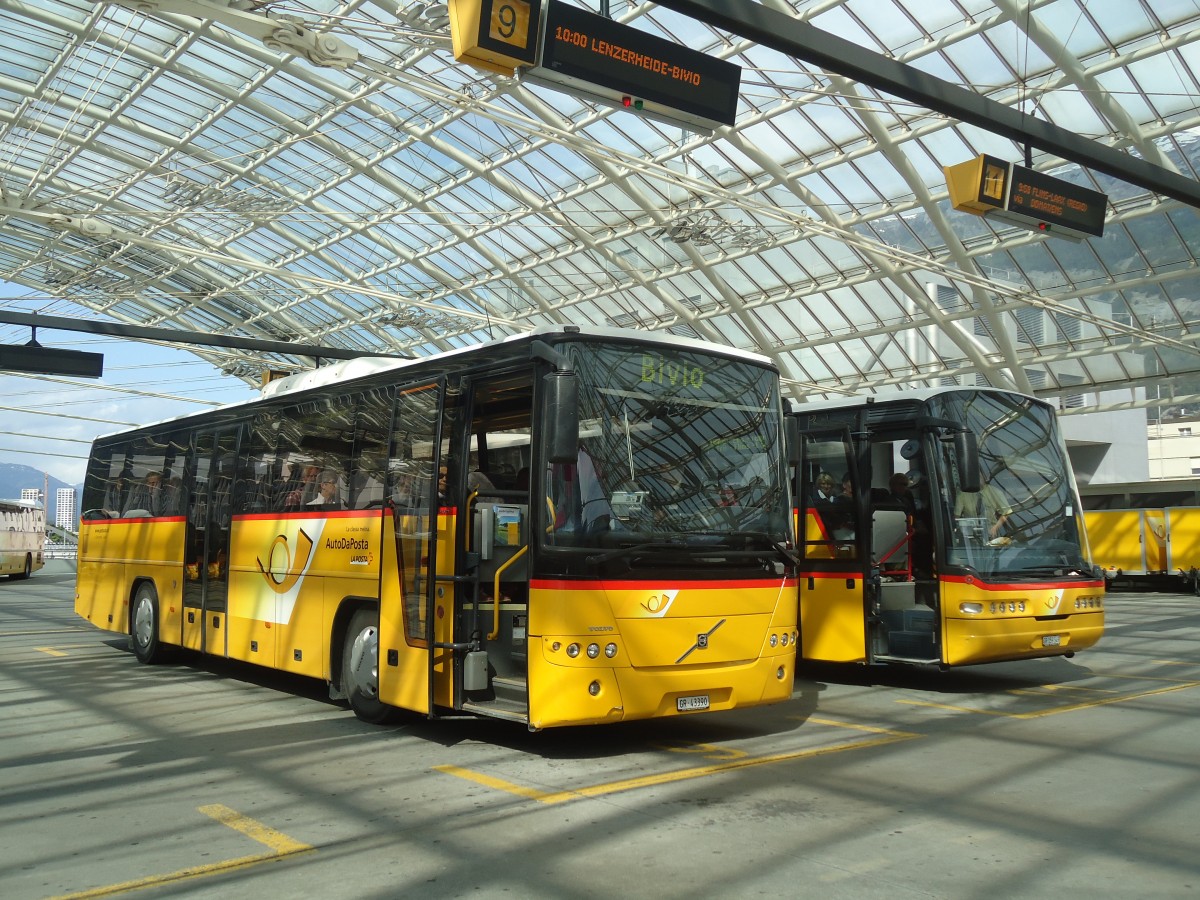 (138'997) - Demarmels, Salouf - GR 43'390 - Volvo (ex PostAuto Graubnden) am 20. Mai 2012 in Chur, Postautostation