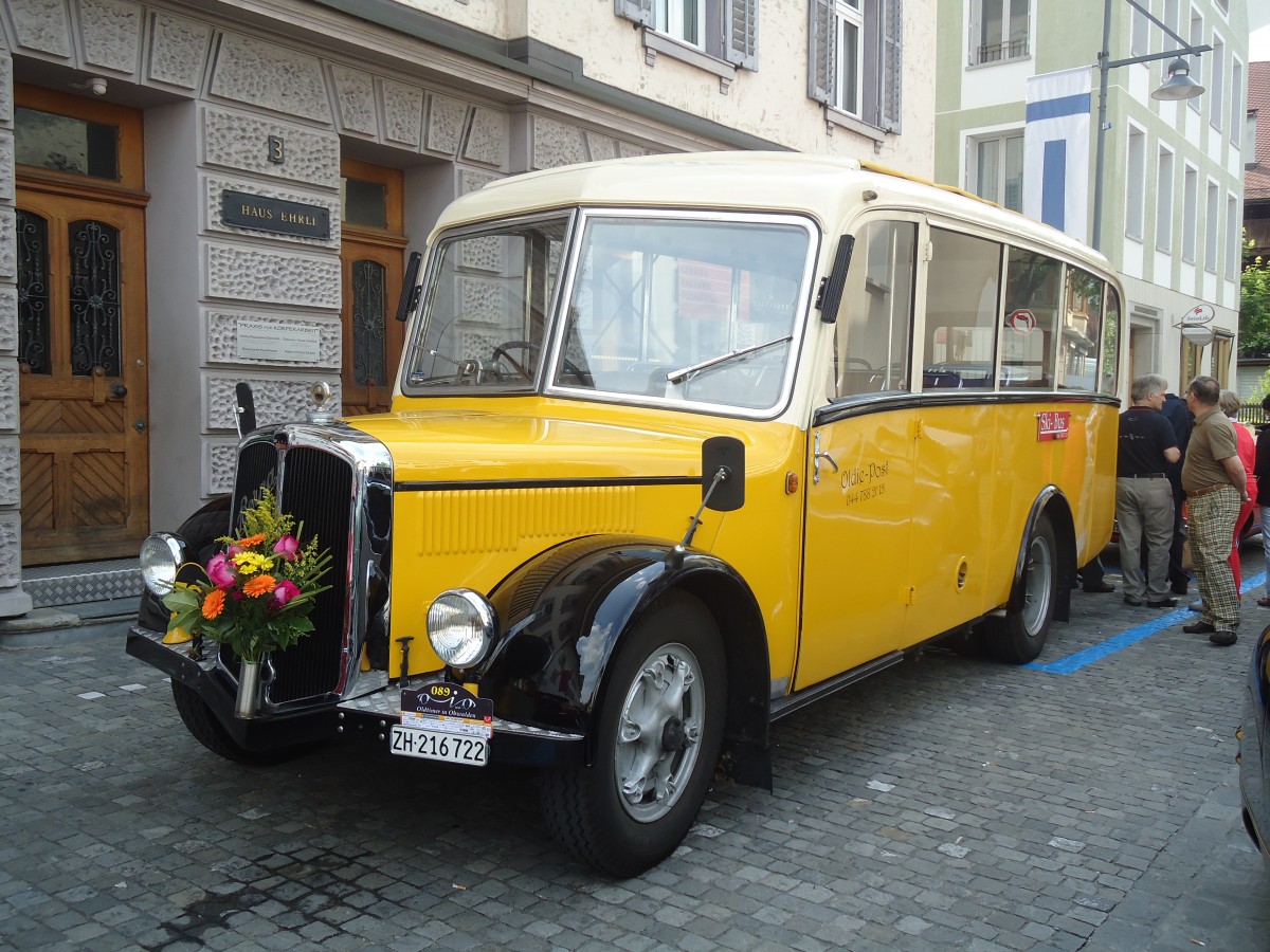 (139'064) - Moser, Schnenberg - ZH 216'722 - Berna/Hess (ex Barenco, Faido) am 27. Mai 2012 in Sarnen, OiO