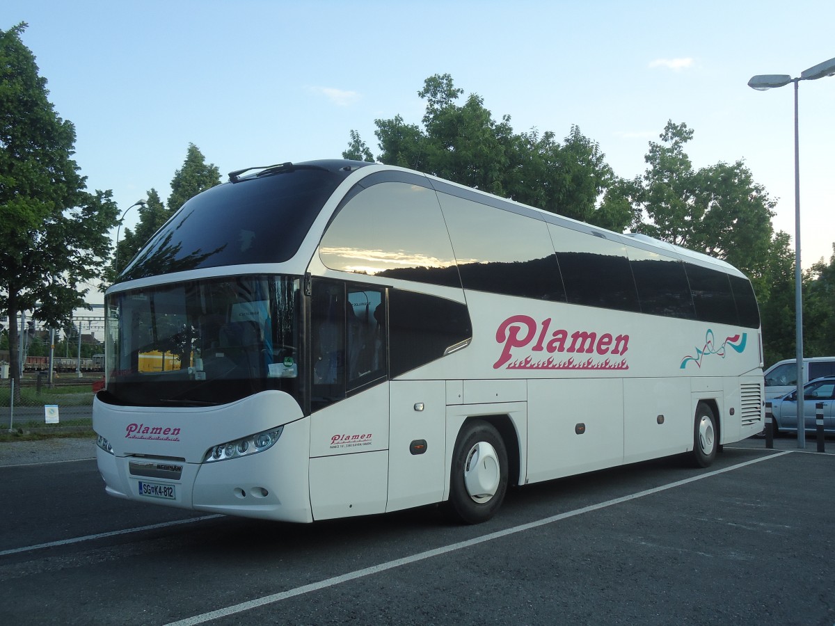 (139'168) - Aus Slowenien: Plamen, Slovenj Gradec - SG K-4-812 - Neoplan am 29. Mai 2012 in Thun, Seestrasse