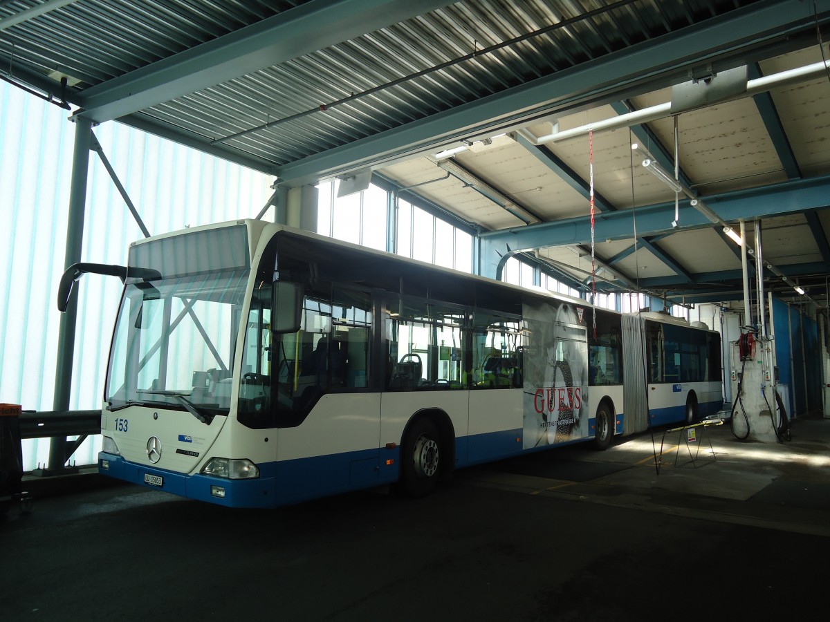 (139'213) - VBL Luzern - Nr. 153/LU 15'053 - Mercedes am 2. Juni 2012 in Luzern, Depot