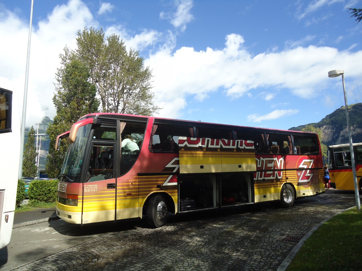 (139'383) - Zurkirchen, Malters - LU 15'652 - Setra am 11. Juni 2012 beim Bahnhof Flelen