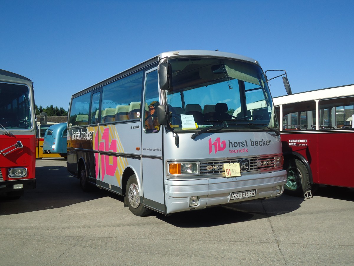 (139'489) - Aus Deutschland: Becker, Spiesen - NK-ER 34 - Setra am 16. Juni 2012 in Hinwil, AMP