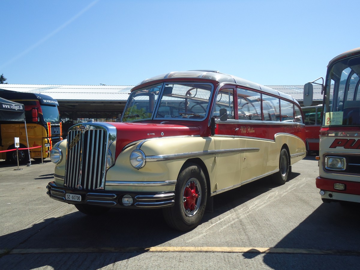 (139'639) - Rllin, Hirzel - SZ 60'708 - FBW/FHS (ex Flckiger, Rickenbach; ex Rieben, Aesch; ex Pfister, Thrnen) am 16. Juni 2012 in Hinwil, AMP