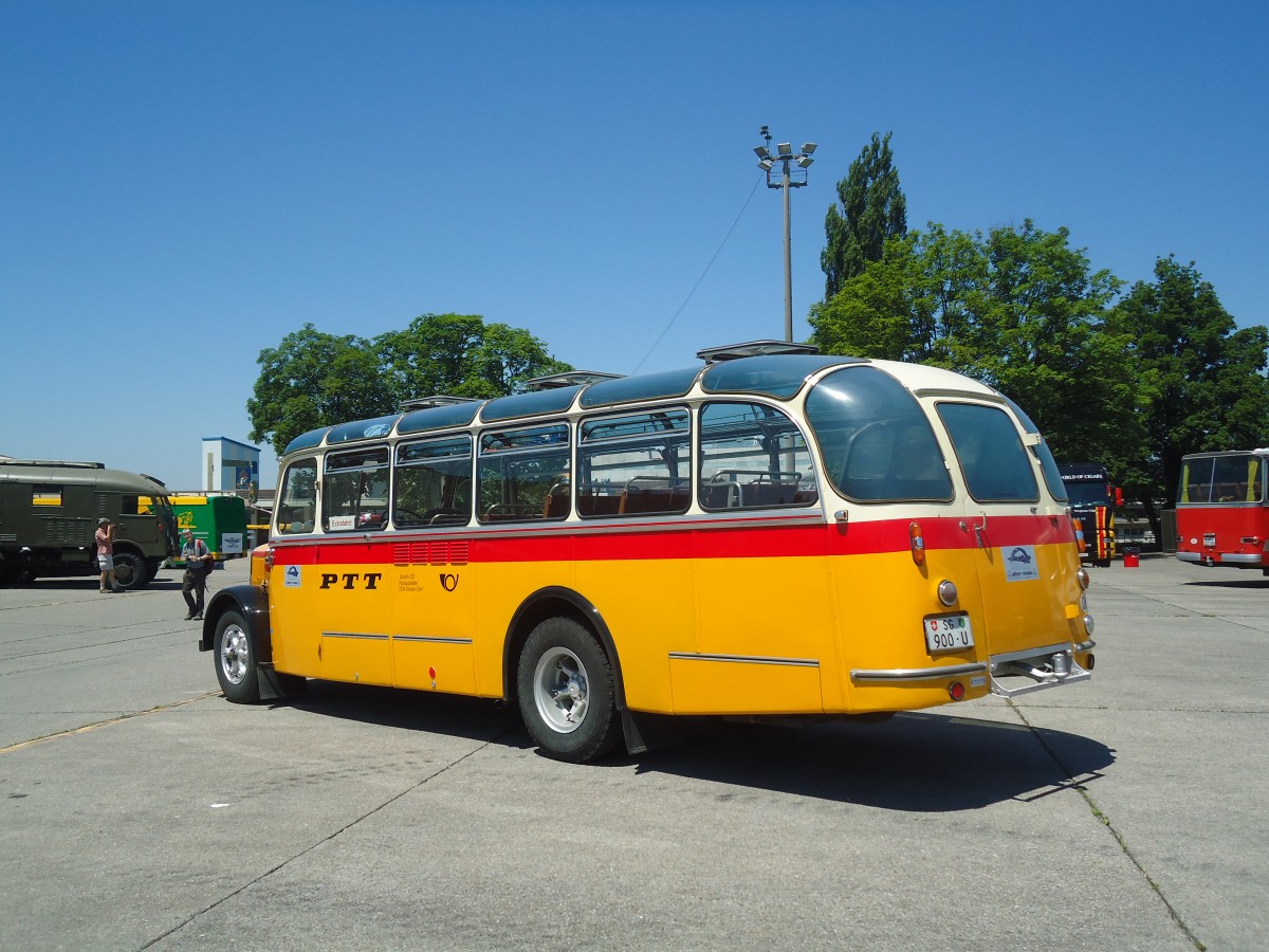 (139'796) - Altherr, Nesslau - SG 900 U - Saurer/Tscher (ex Buchli, Versam) am 16. Juni 2012 in Hinwil, AMP