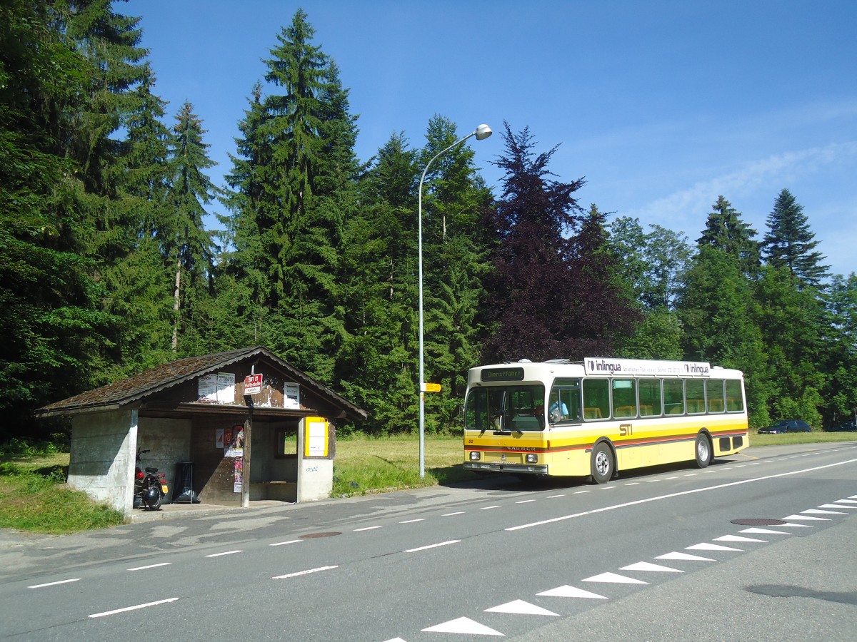 (139'976) - STI Thun - Nr. 52/BE 396'552 - Saurer/R&J am 24. Juni 2012 in Heimenschwand, Kuhstelle