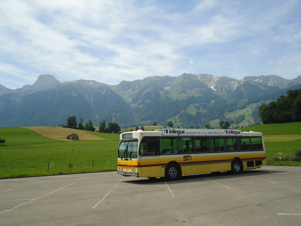 (140'044) - STI Thun - Nr. 52/BE 396'552 - Saurer/R&J am 24. Juni 2012 in Lngenbhl, Grizzlibr