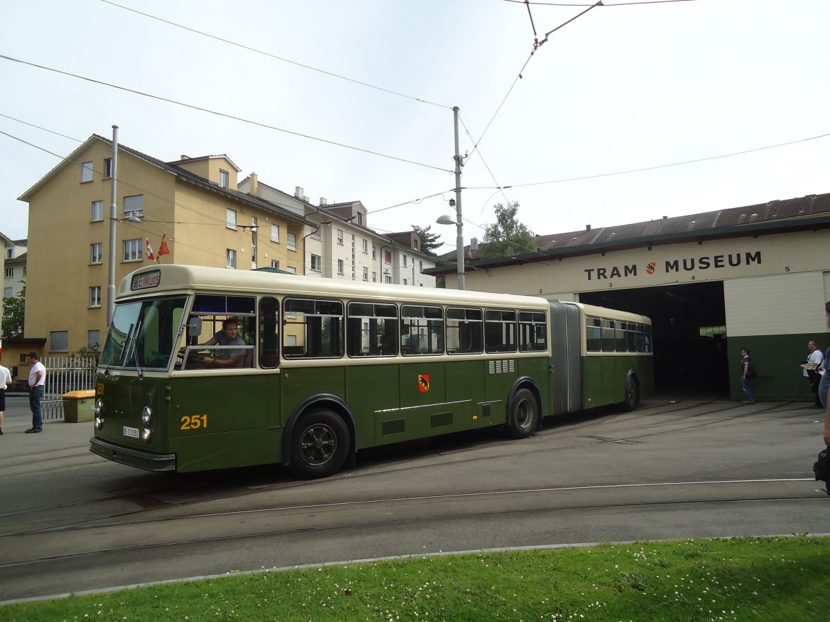 (140'165) - SVB Bern (TVB) - Nr. 251/BE 113'251 - FBW/SWS-R&J am 24. Juni 2012 in Bern, Weissenbhl