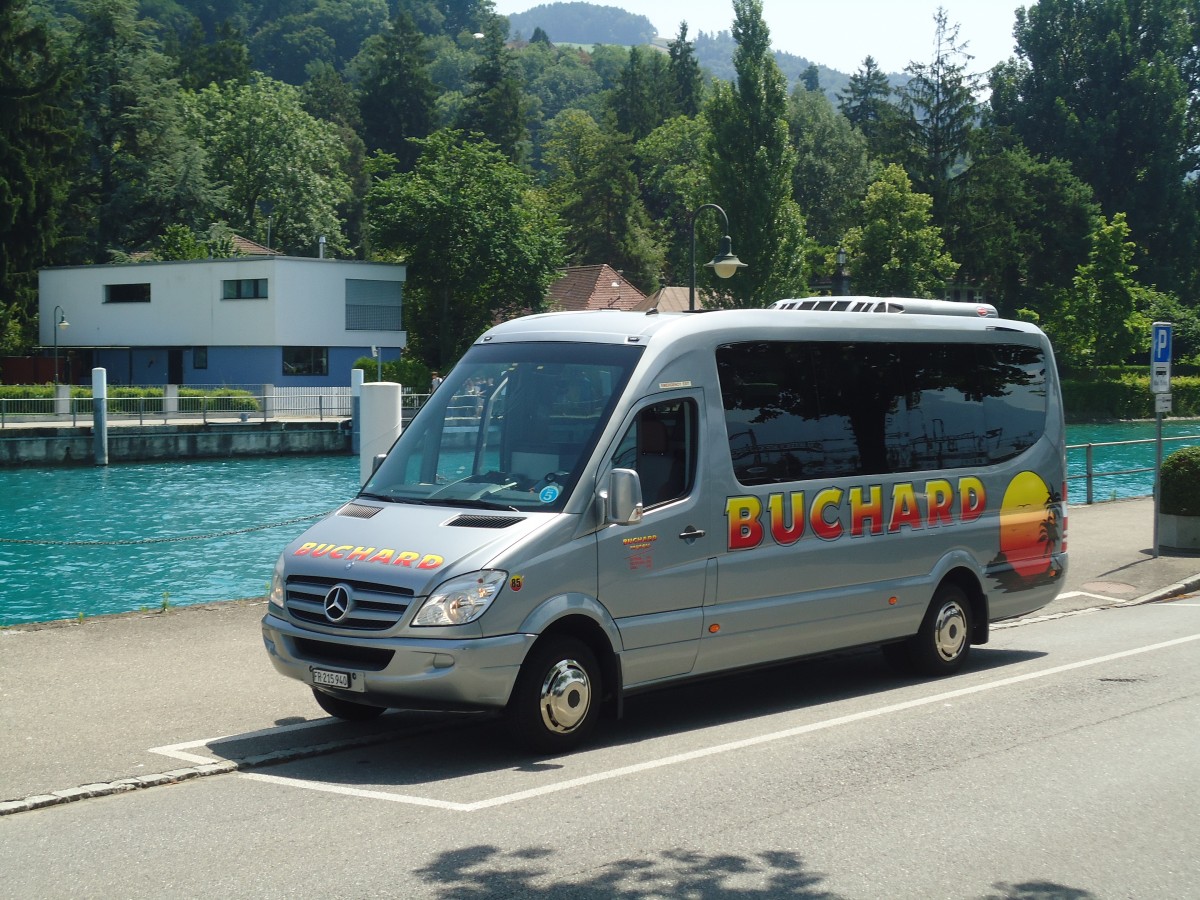 (140'183) - Buchard, Leytron - Nr. 85/FR 215'940 - Mercedes am 29. Juni 2012 bei der Schifflndte Thun