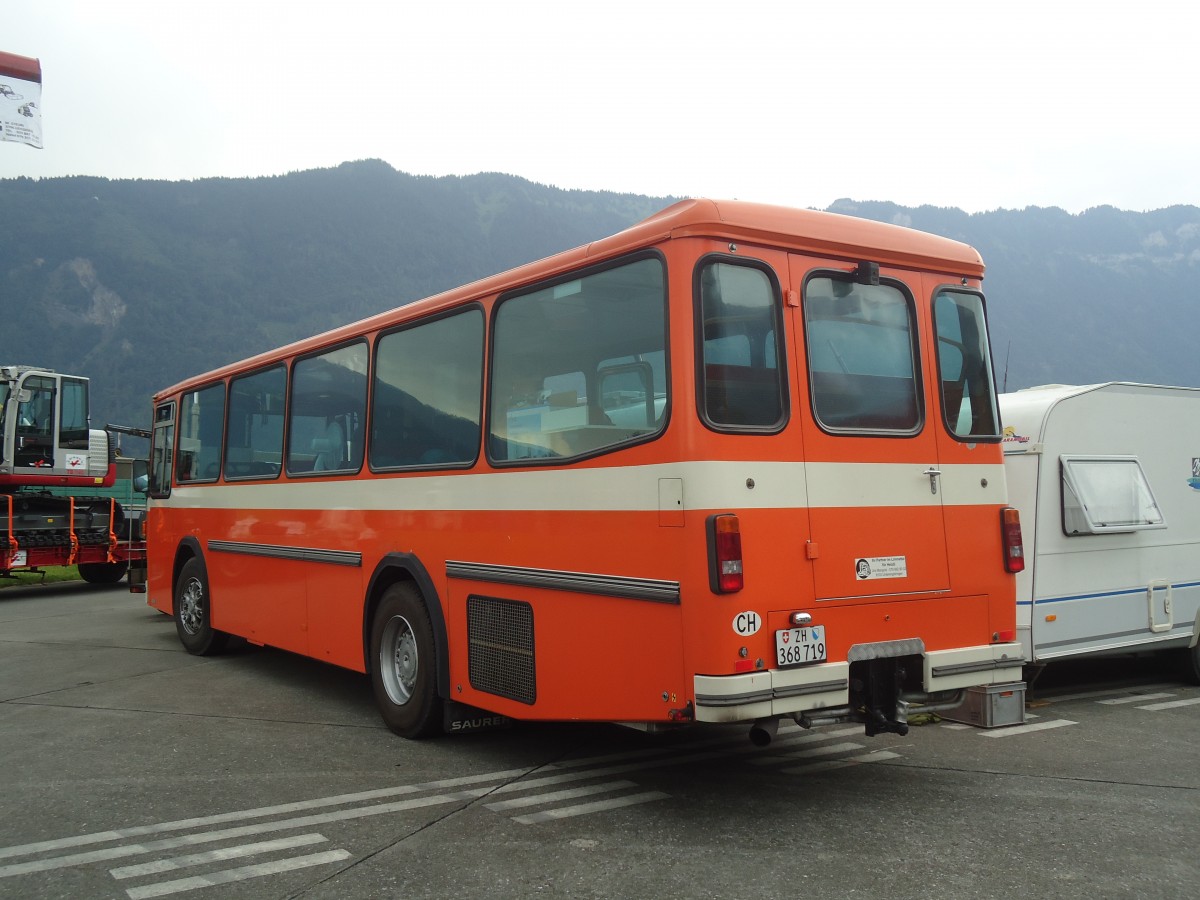 (140'224) - Mangold, Oberengstringen - ZH 368'719 - Saurer/Hess (ex RhV Altsttten Nr. 45) am 30. Juni 2012 in Interlaken, Flugplatz