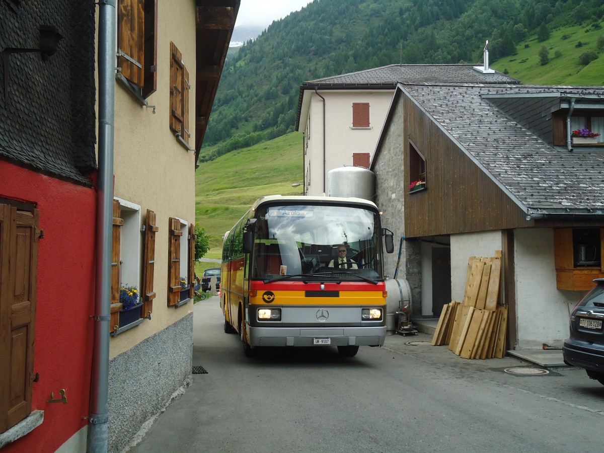 (140'323) - Mattli, Wassen - UR 9107 - Mercedes am 1. Juli 2012 in Villa Bedretto