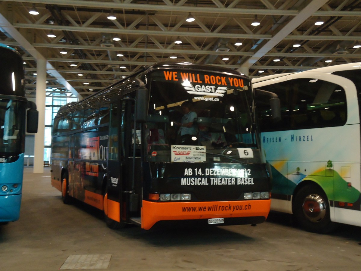 (140'500) - Gast, Utzenstorf - SO 135'569 - Neoplan (ex Seiler, Gerlafingen) am 16. Juli 2012 in Basel, Basel Tattoo 2012