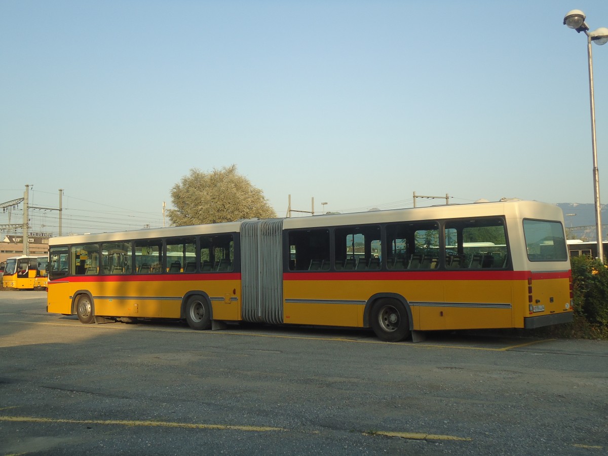 (140'936) - CarPostal Ouest - VD 356'449 - Volvo/R&J (ex AutoPostale Ticino; ex CarPostal Ouest Nr. 33; ex Steiner, Ortschwaben Nr. 11) am 27. Juli 2012 in Yverdon, Garage