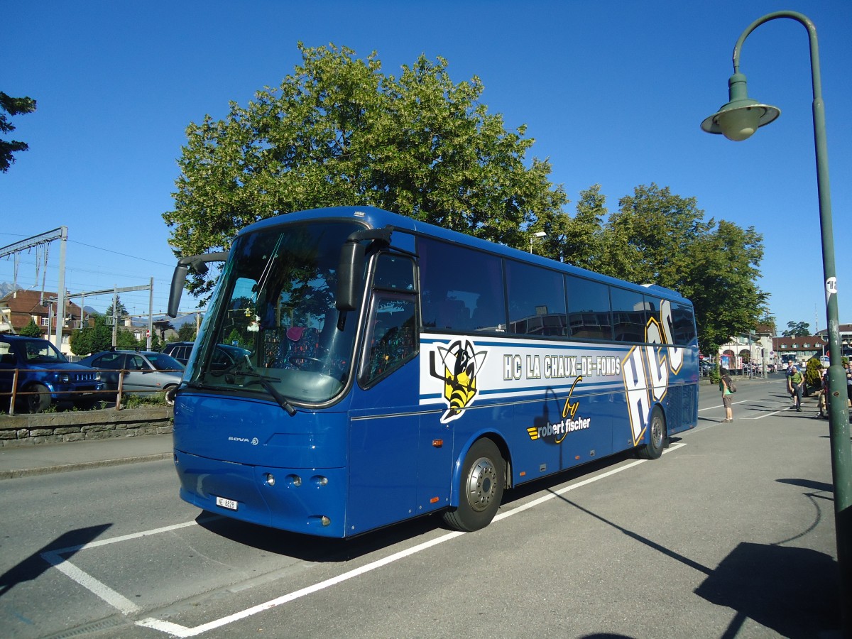 (140'971) - Fischer, Marin - NE 8828 - Bova am 1. August 2012 bei der Schifflndte Thun