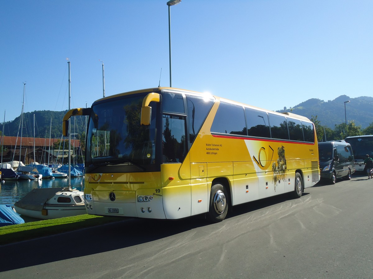 (140'972) - Tschannen, Zofingen - Nr. 19/AG 15'058 - Mercedes am 1. August 2012 in Thun, Strandbad