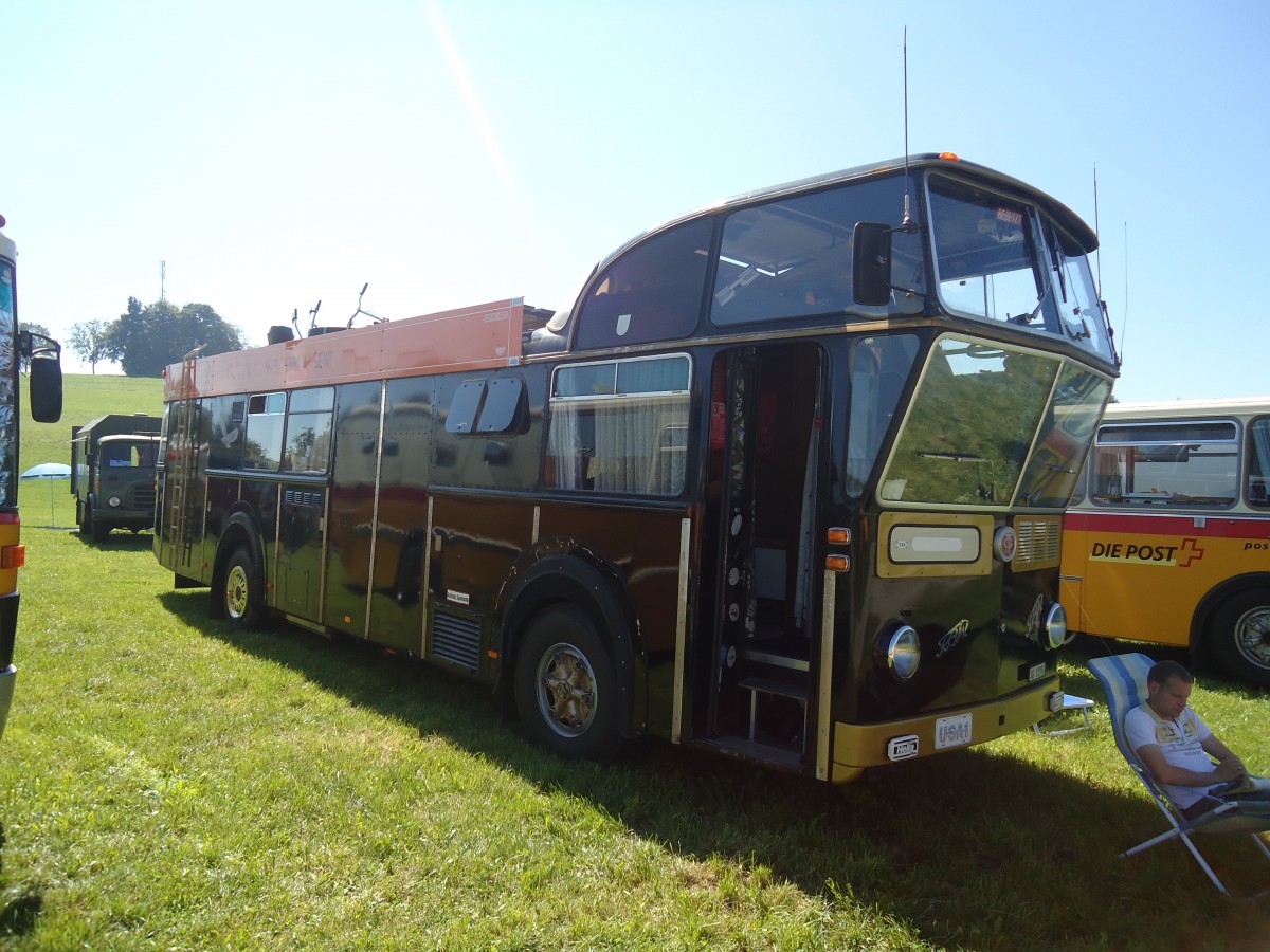 (141'171) - Schneider, Schmerikon - SG 13'934 - FBW/Tscher Hochlenker (ex Basler, Hofstetten; ex VBZ Zrich Nr. 244) am 18. August 2012 in Affeltrangen, Kreuzegg