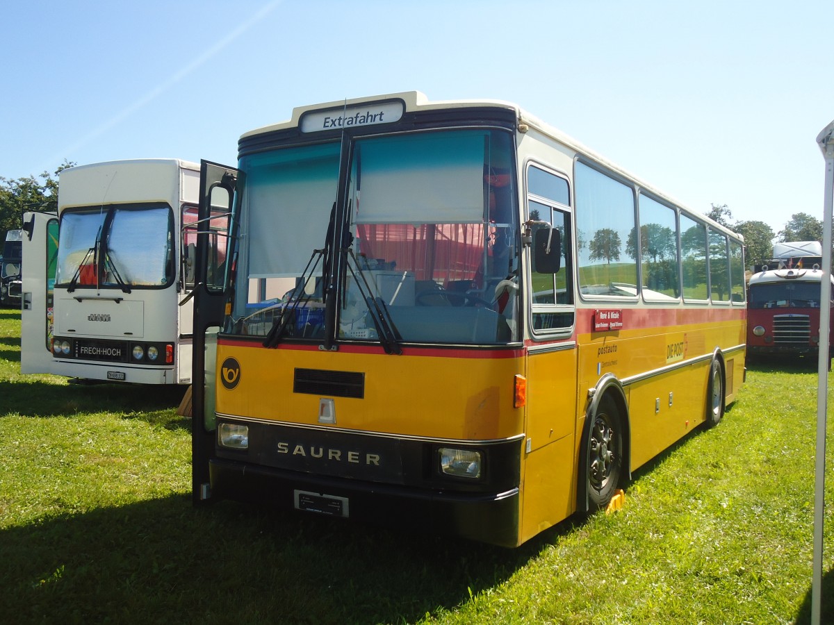 (141'178) - Zimmermann, Kerns - Saurer/R&J (ex Amstein, Willisau; ex Thepra, Stans Nr. 17; ex Gowa, Stans Nr. 17) am 18. August 2012 in Affeltrangen, Kreuzegg