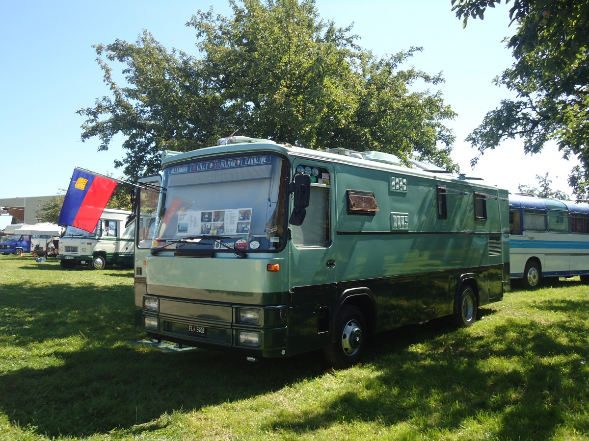 (141'190) - Aus Liechtenstein: Marxer, Schaan - FL 5908 - Magirus-Deutz am 18. August 2012 in Affeltrangen, Kreuzegg