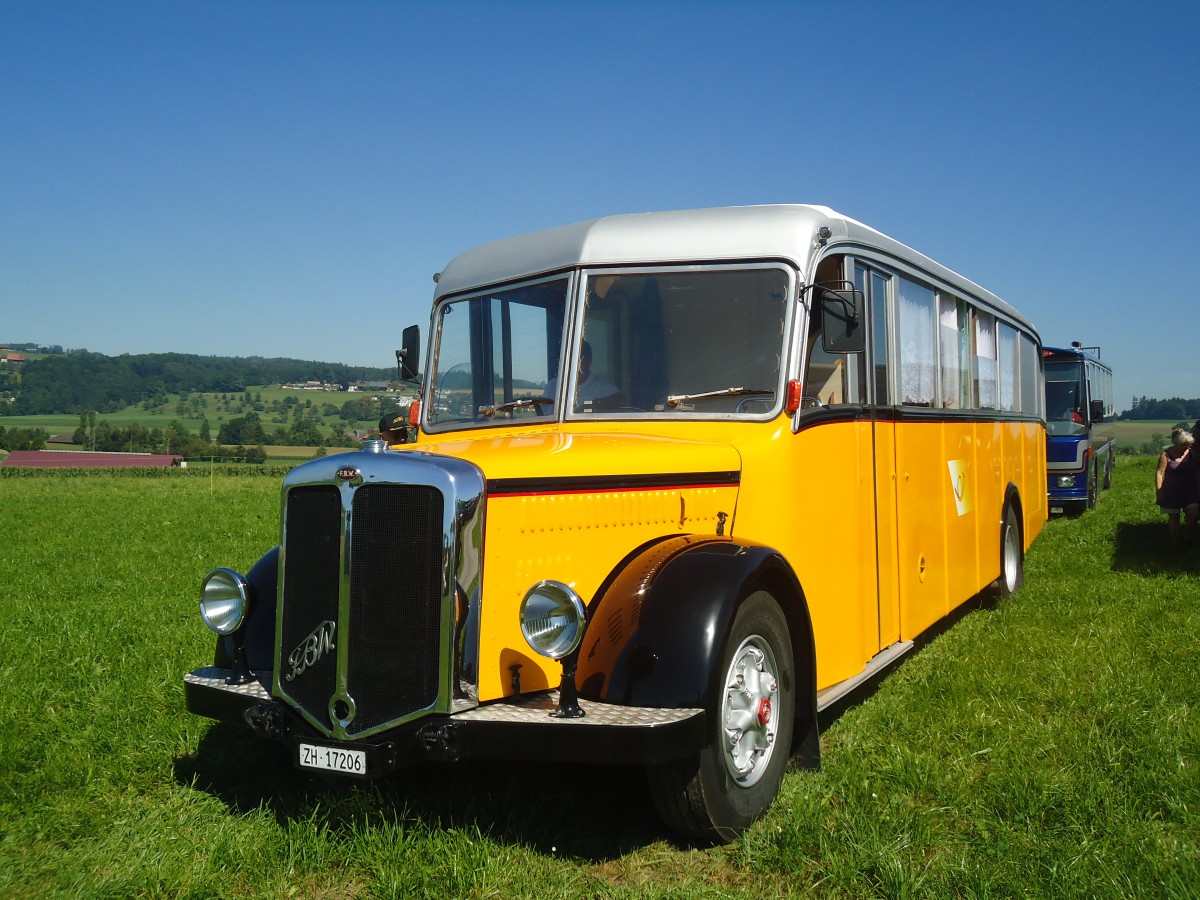 (141'214) - Badertscher, Winterthur - ZH 17'206 - FBW/Tscher (ex P 24'574; ex P 1394) am 18. August 2012 in Affeltrangen, Kreuzegg