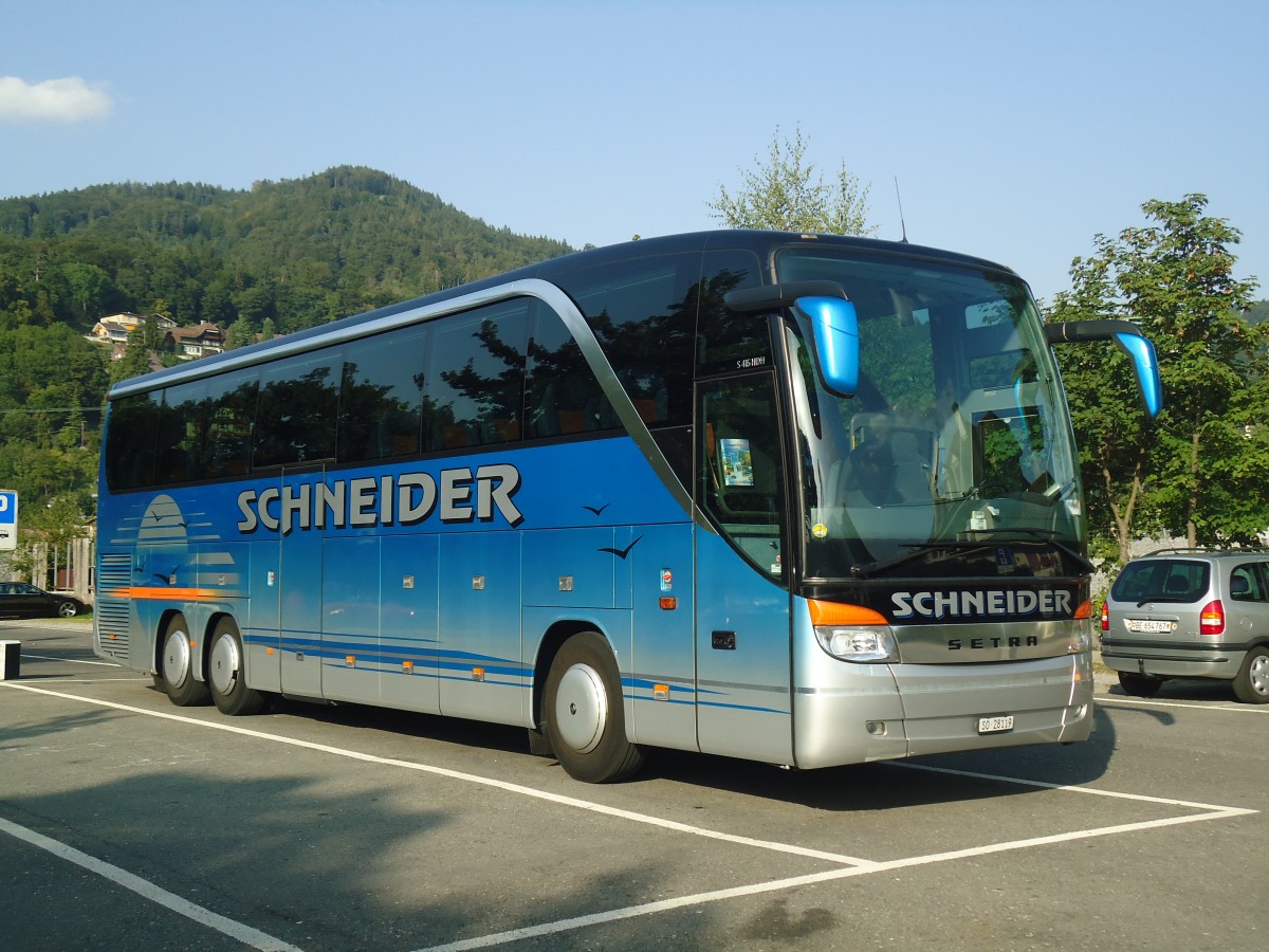 (141'376) - Schneider, Langendorf - SO 28'119 - Setra am 22. August 2012 in Thun, Seestrasse