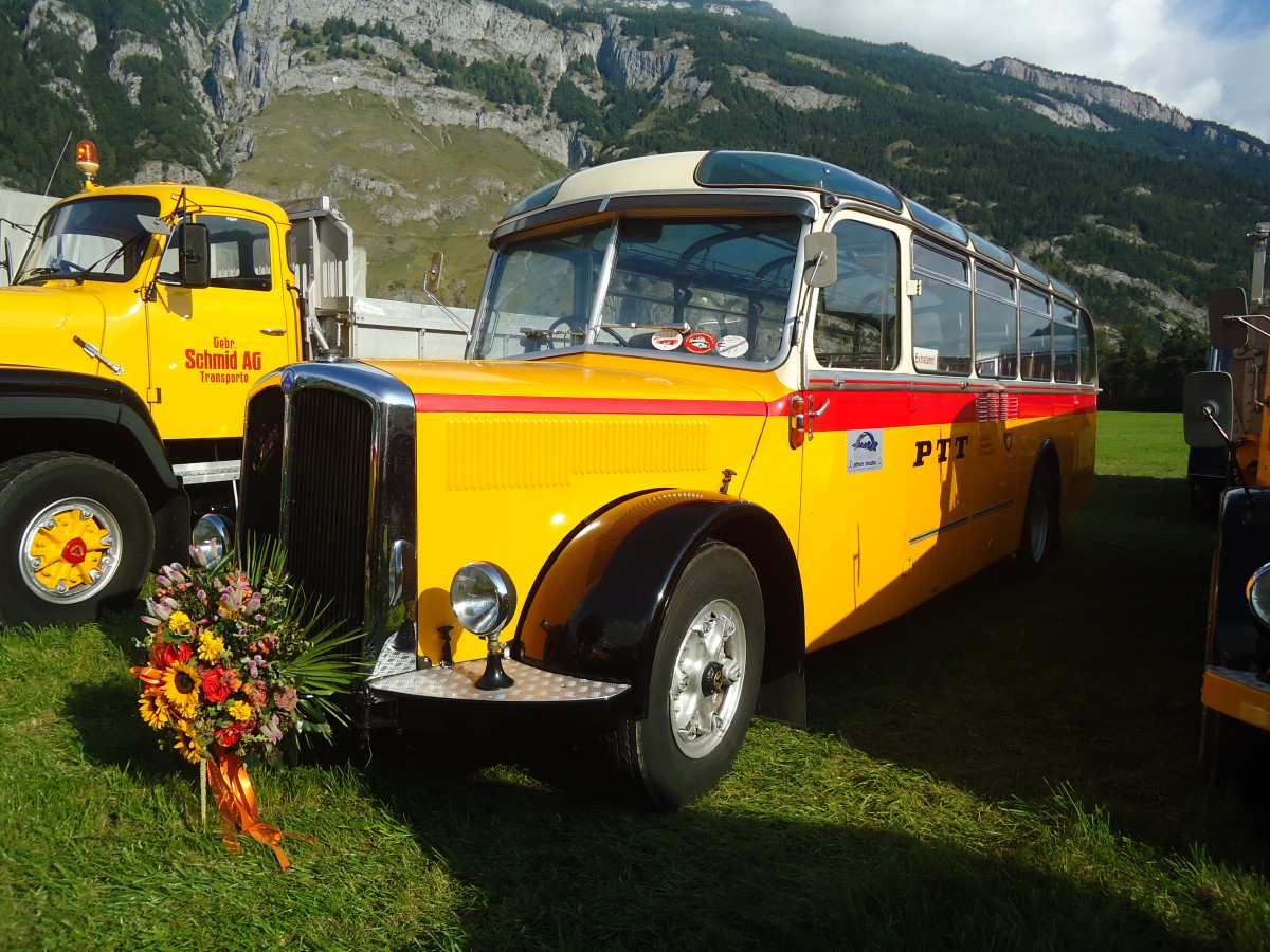 (141'606) - Altherr, Nesslau - SG 900 U - Saurer/Tscher (ex Buchli, Versam) am 15. September 2012 in Chur, Waffenplatz