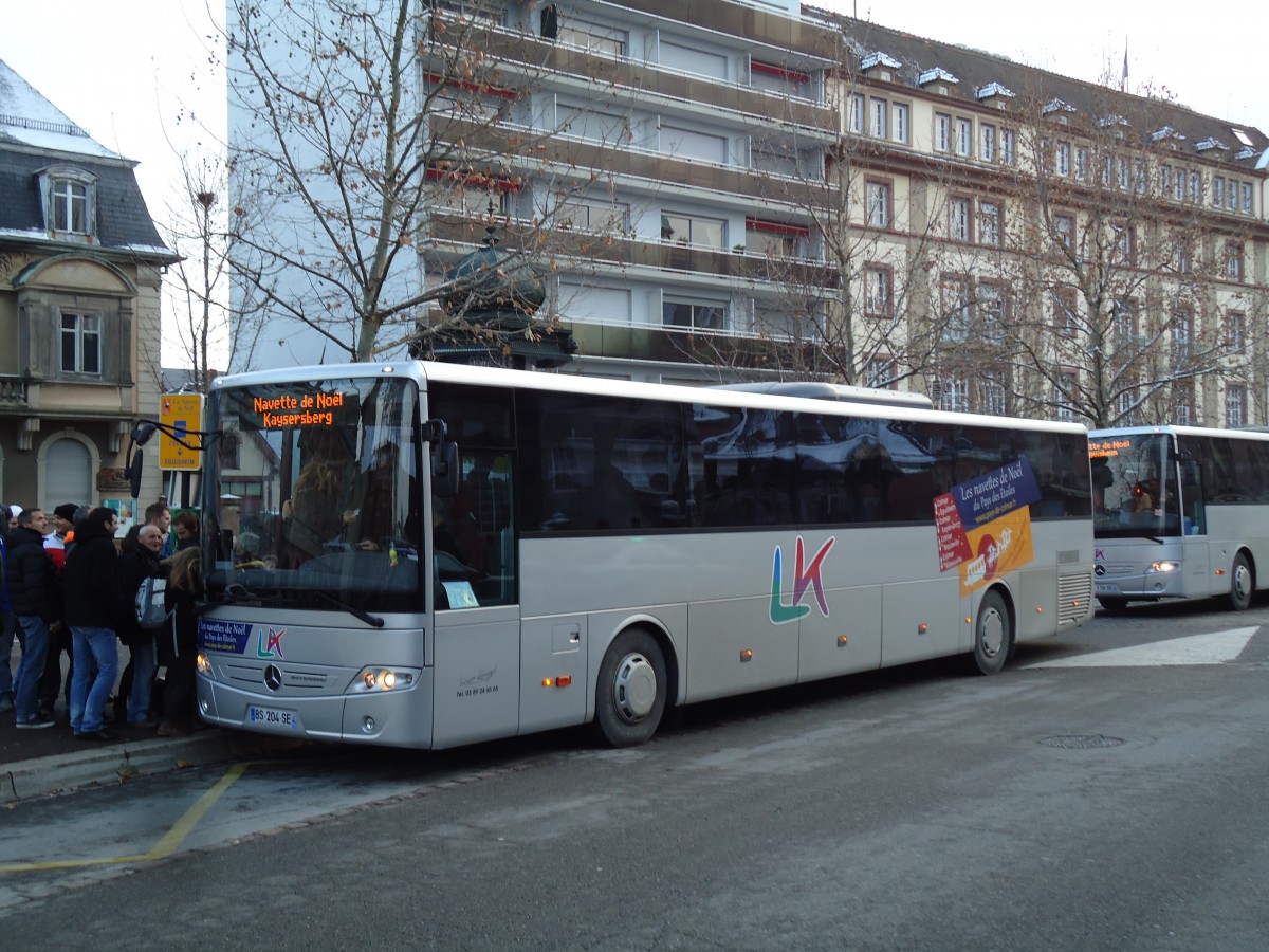 (142'406) - Kunegel, Colmar - BS 204 SE - Mercedes am 8. Dezember 2012 beim Bahnhof Colmar