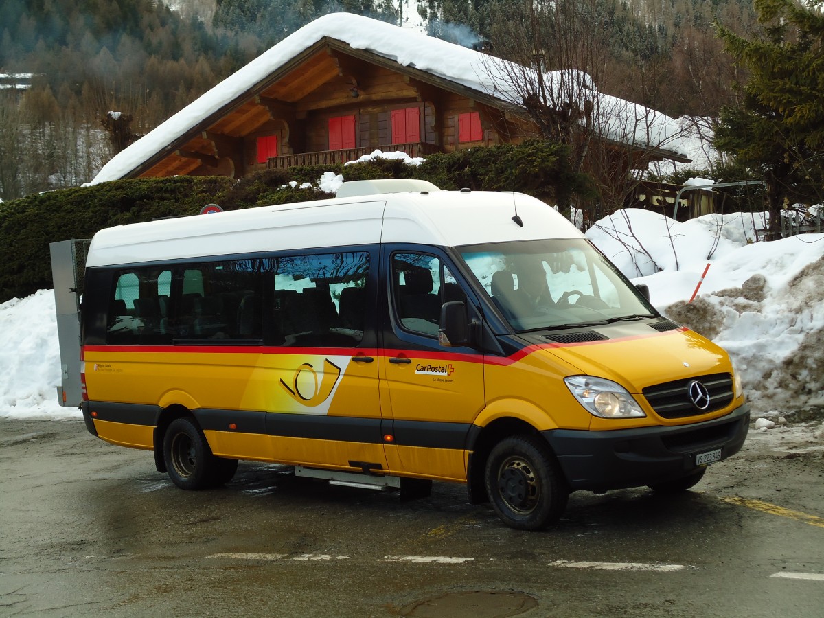 (142'642) - Buchard, Leytron - VS 223'349 - Mercedes am 26. Dezember 2012 in Ovronnaz, La Croise