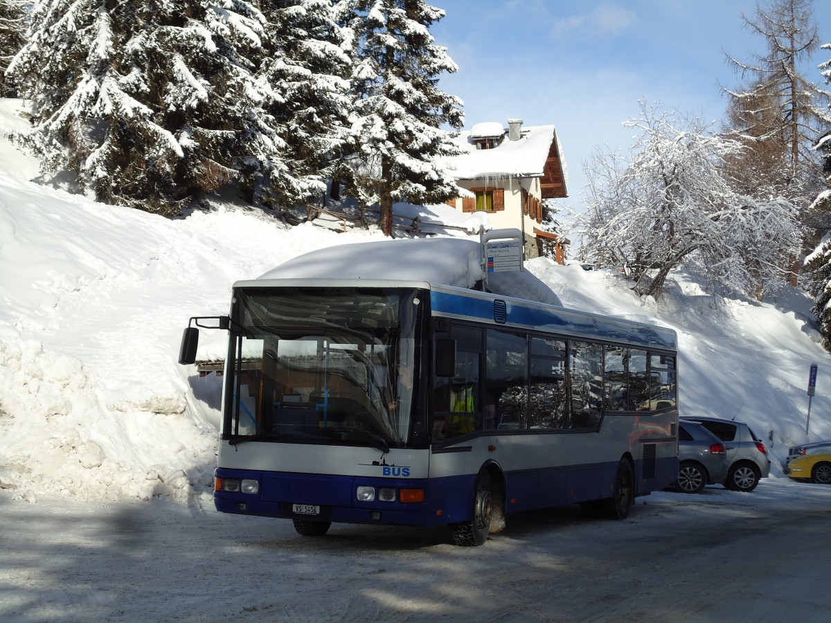 (143'131) - Theytaz, Sion - VS 5454 - MAN (ex OVR Wailblingen/D) am 3. Februar 2013 in Les Collons, Office Tourisme