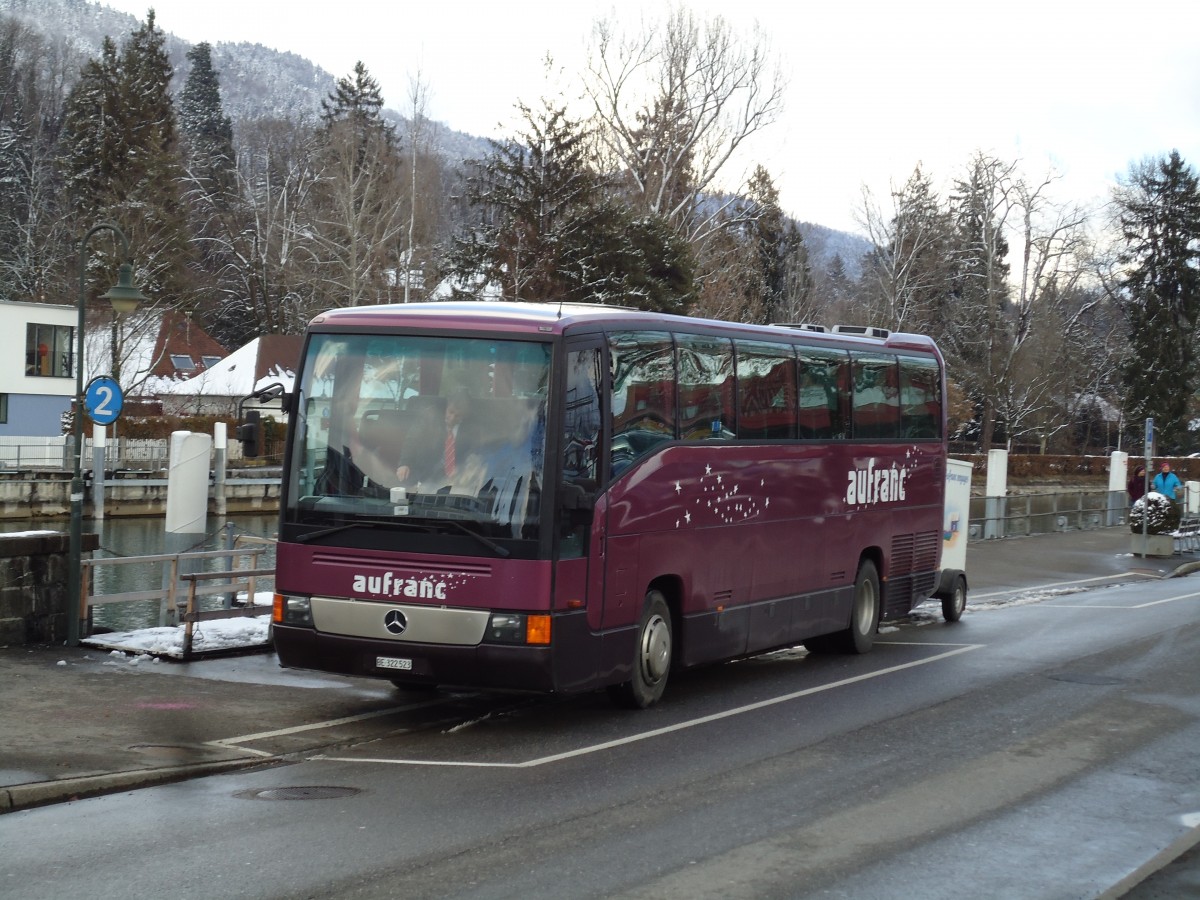 (143'166) - Aufranc, Orvin - BE 322'523 - Mercedes am 3. Februar 2013 bei der Schifflndte Thun