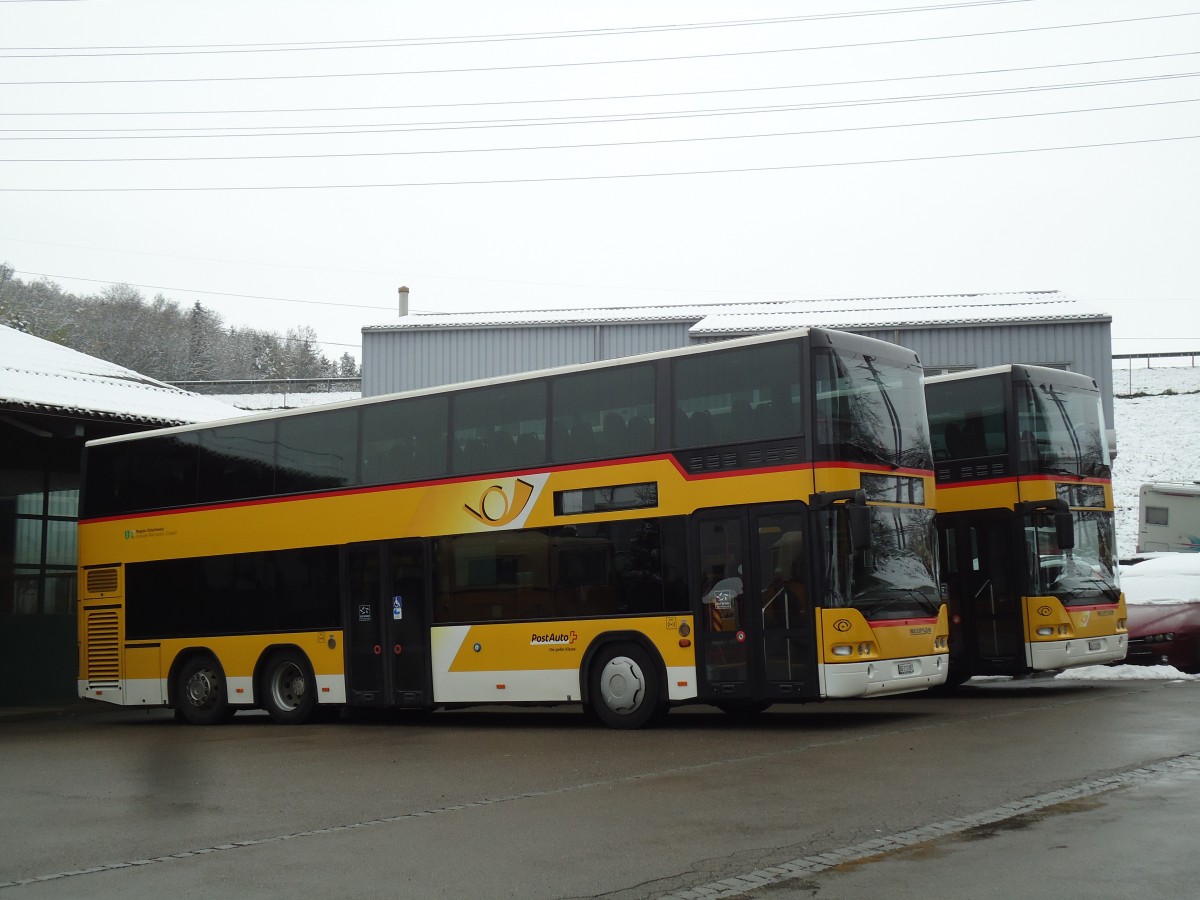 (143'688) - Schwizer, Goldach - SG 111'087 - Neoplan am 20. April 2013 in Goldach, Garage