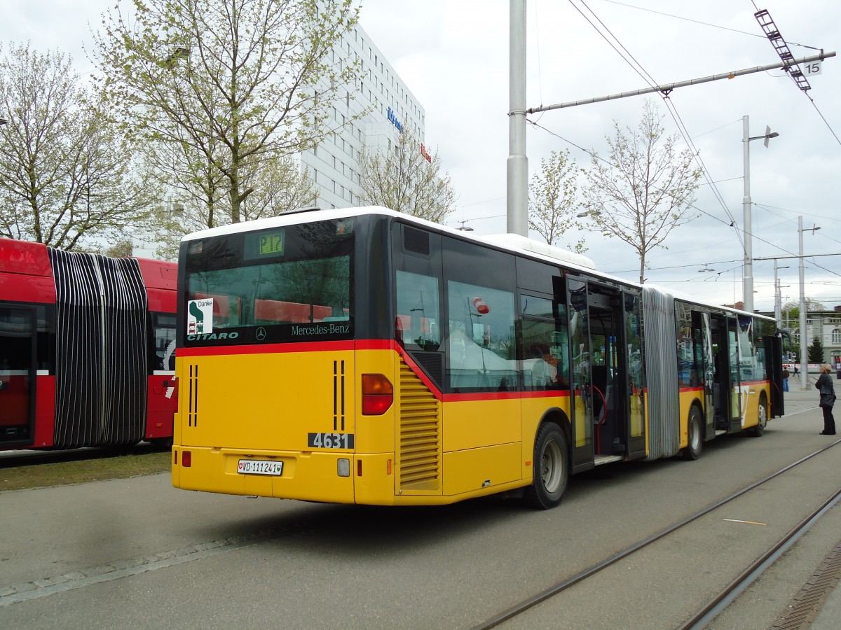 (144'045) - Bernmobil, Bern (CarPostal Ouest) - Nr. 4631/VD 111'241 - Mercedes (ex PostAuto Bern Nr. 631; ex P 27'005) am 11. Mai 2013 in Bern, Guisanplatz