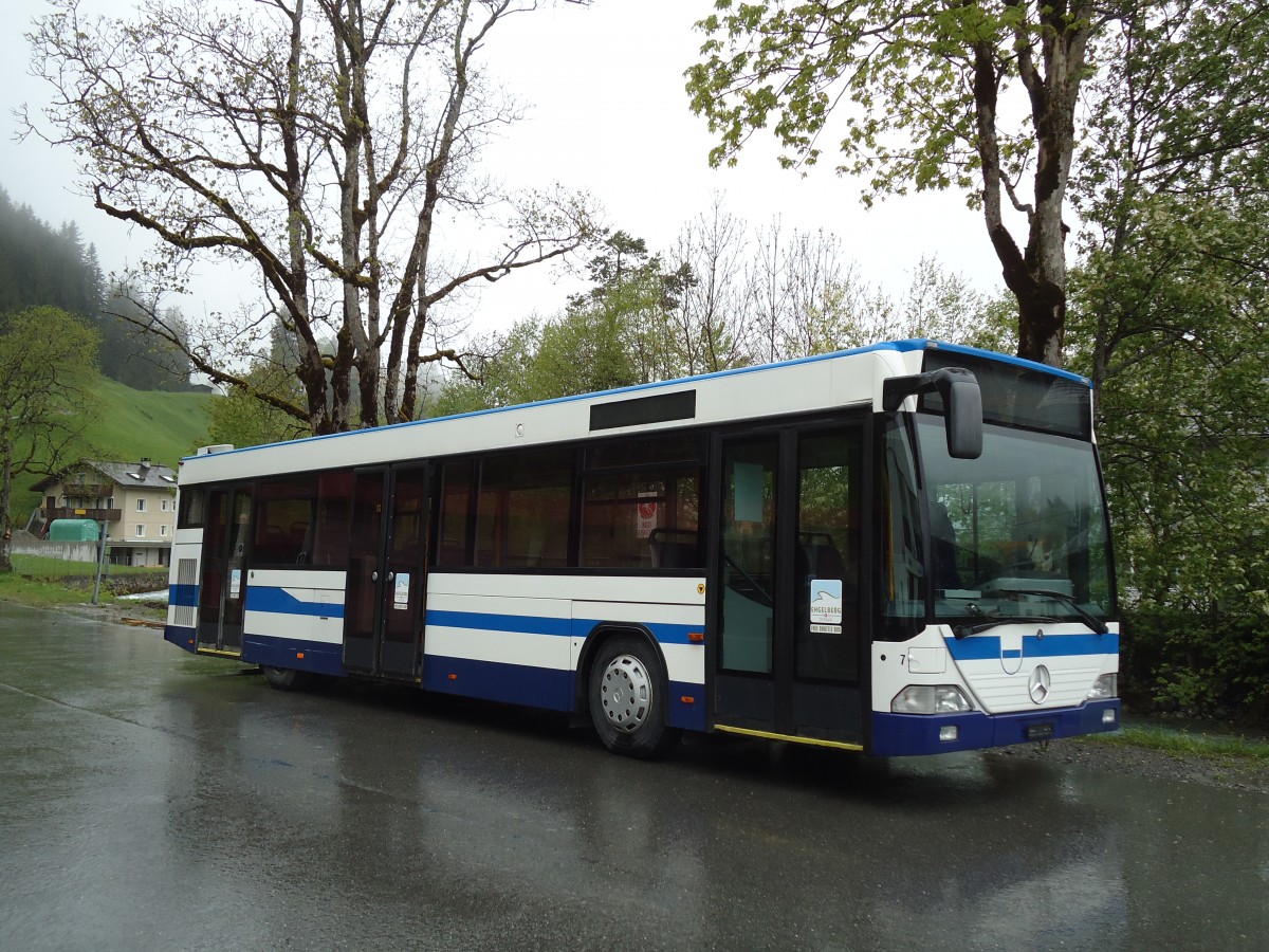 (144'216) - EAB Engelberg - Nr. 7 - Mercedes/Hess (ex ZVB Zug Nr. 160; ex ZVB Zug Nr. 60; ex ZVB Zug Nr. 30; ex Auf der Maur, Steinen Nr. 217) am 19. Mai 2013 in Engelberg, Titlisbahnen