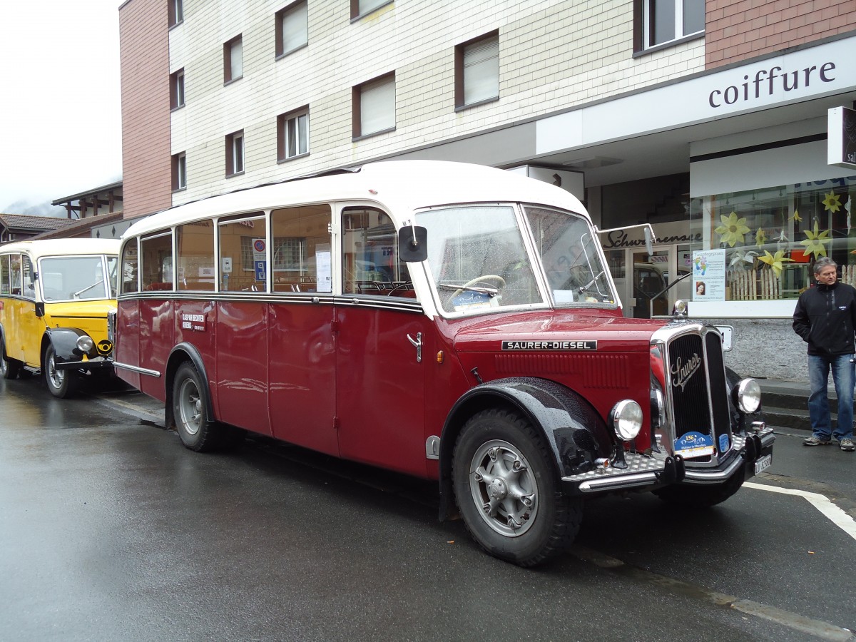 (144'265) - Bechter, Kriens - LU 82'380 - Saurer/Krapf (ex Mnch, D-Marienberg; ex Spirig, Widnau; ex RhV Altsttten Nr. 33; ex Thr, Eichberg) am 19. Mai 2013 in Engelberg, OiO