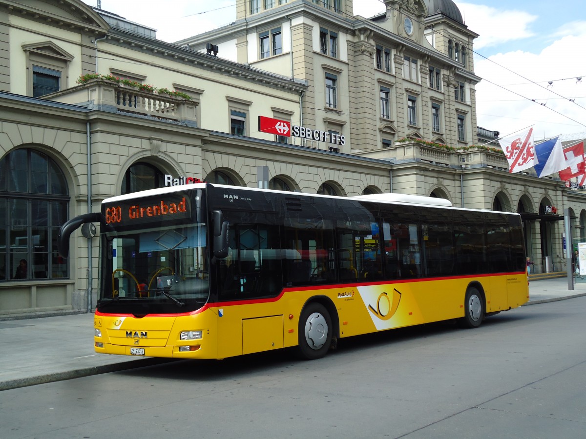 (144'468) - Steiger, Schlatt - Nr. 255/ZH 93'012 - MAN am 20. Mai 2013 beim Hauptbahnhof Winterthur