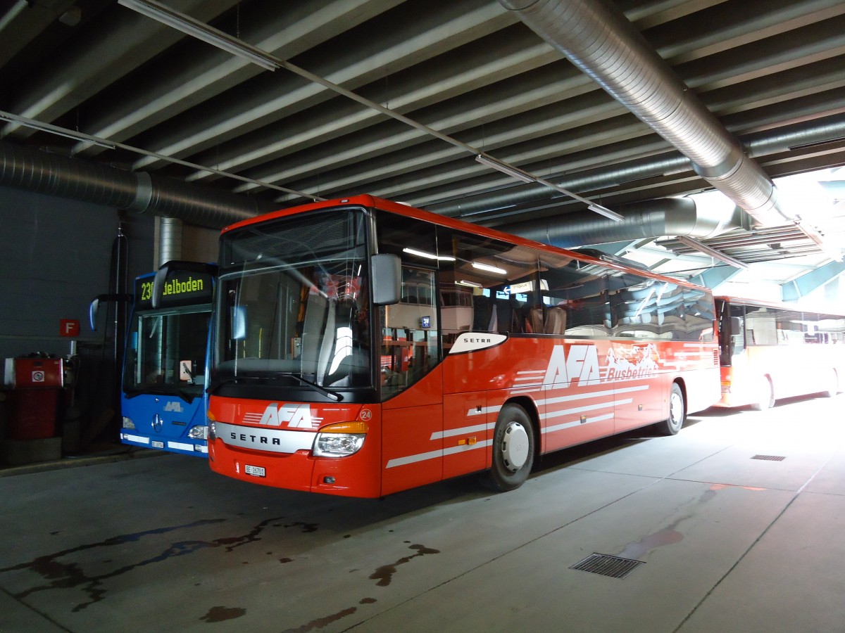 (144'529) - AFA Adelboden - Nr. 24/BE 26'701 - Setra am 25. Mai 2013 im Autobahnhof Adelboden