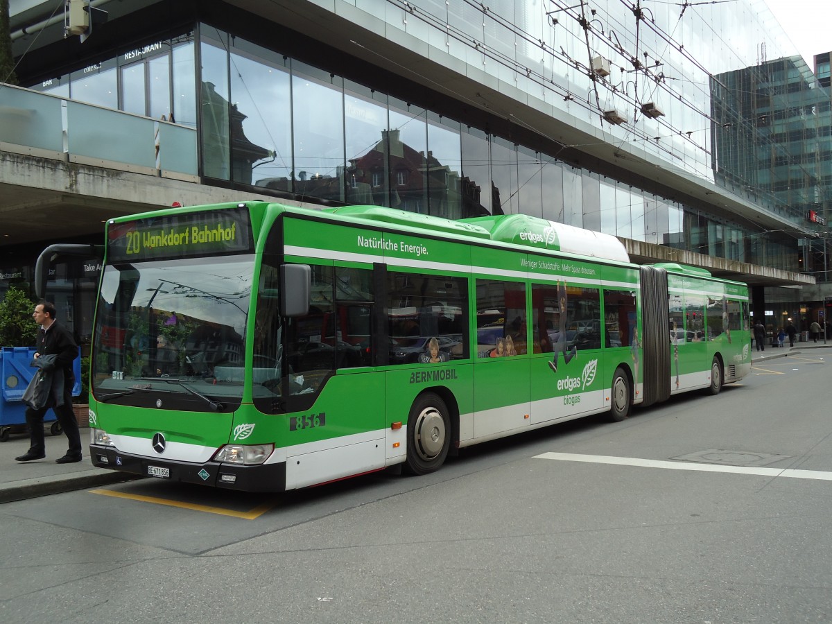 (144'630) - Bernmobil, Bern - Nr. 856/BE 571'856 - Mercedes am 26. Mai 2013 beim Bahnhof Bern 