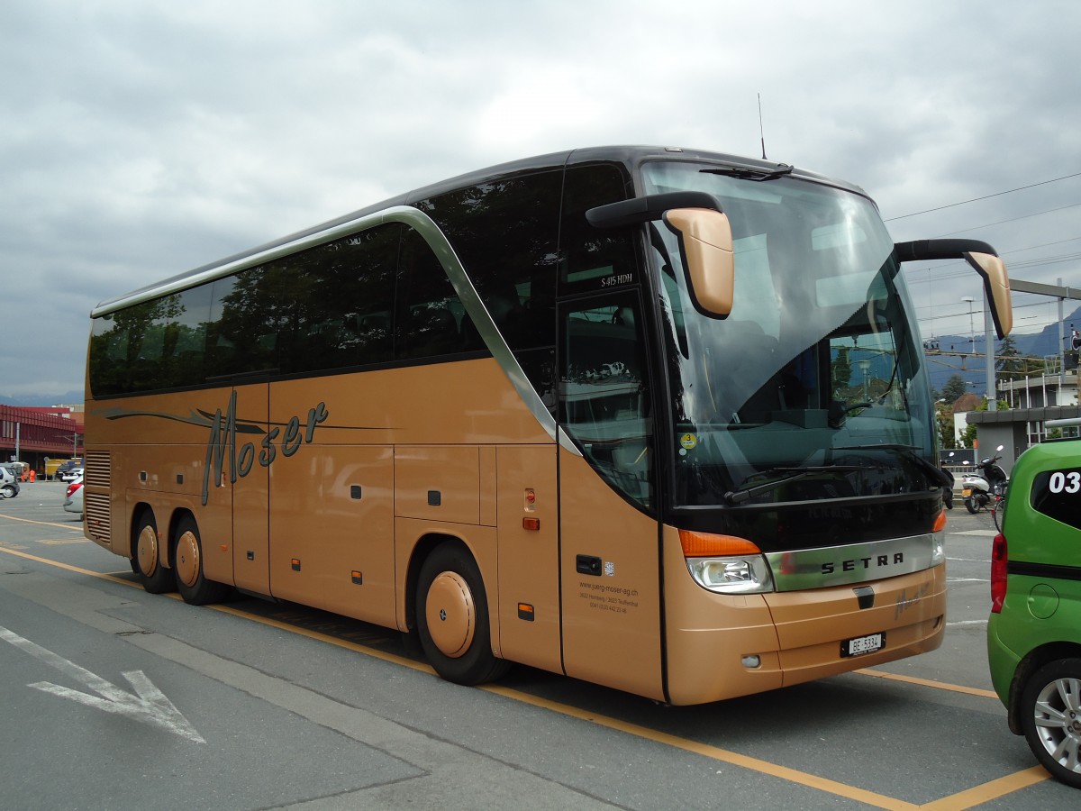 (144'813) - Moser, Teuffenthal - BE 5334 - Setra am 3. Juni 2013 in Thun, CarTerminal