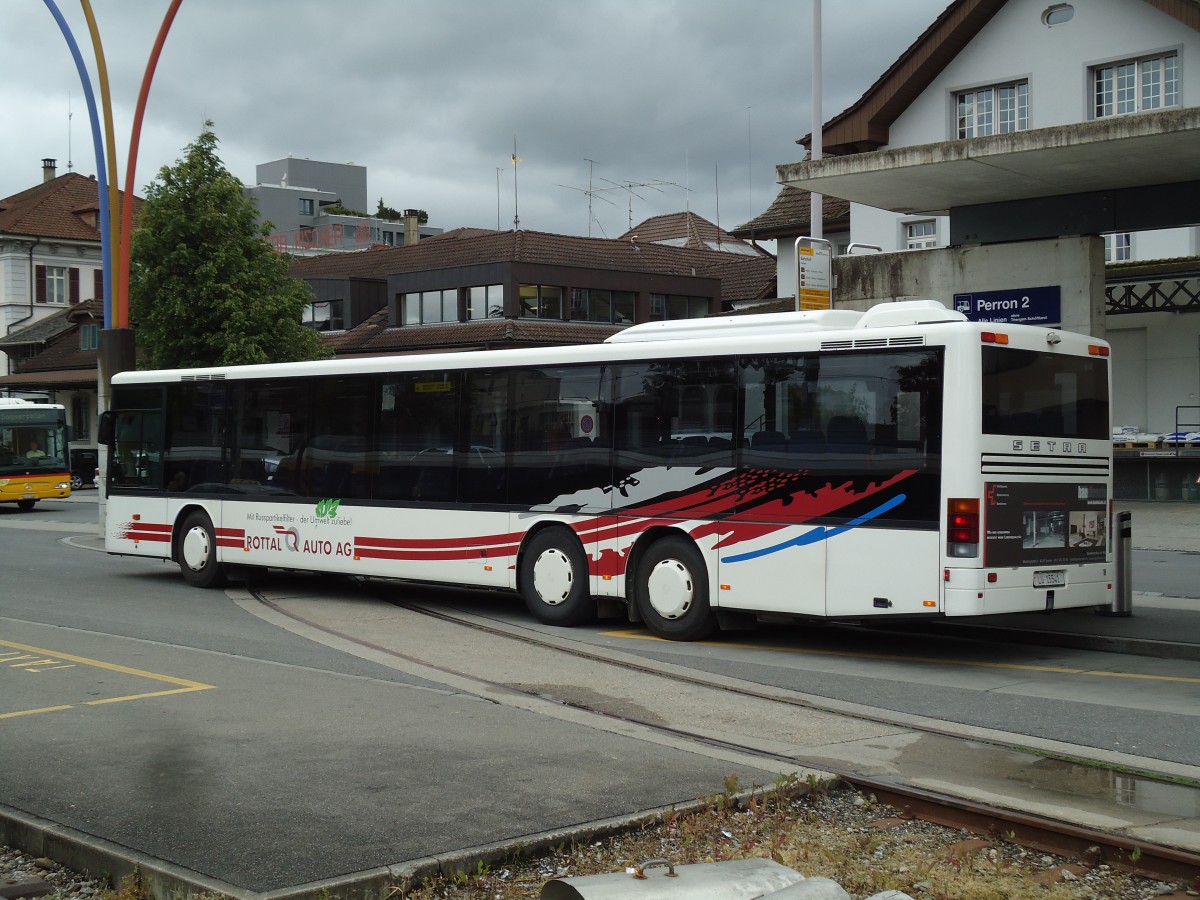 (144'930) - ARAG Ruswil - Nr. 18/LU 15'541 - Setra am 10. Juni 2013 beim Bahnhof Sursee