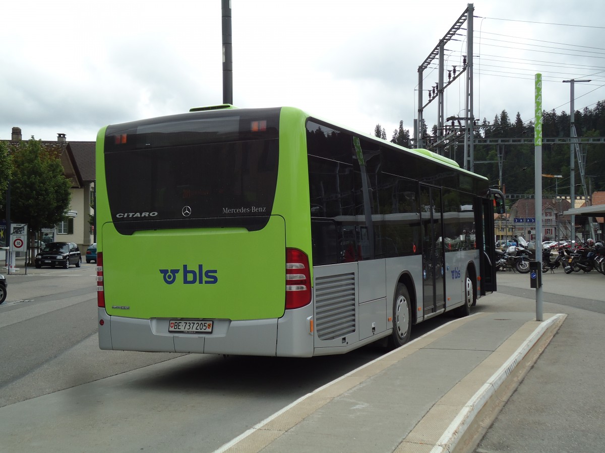 (144'976) - Busland, Burgdorf - Nr. 205/BE 737'205 - Mercedes am 10. Juni 2013 beim Bahnhof Langnau