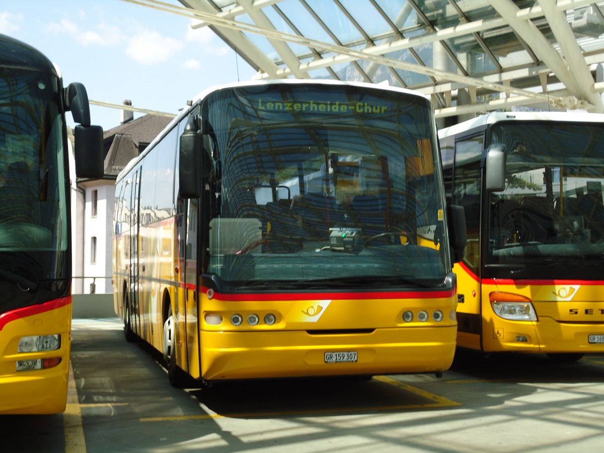 (145'194) - PostAuto Graubnden - GR 159'307 - Neoplan (ex P 25'150) am 17. Juni 2013 in Chur, Postautostation